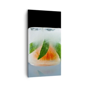 Impression sur toile - Image sur toile - Fraîcheur et rafraîchissement - 55x100 cm