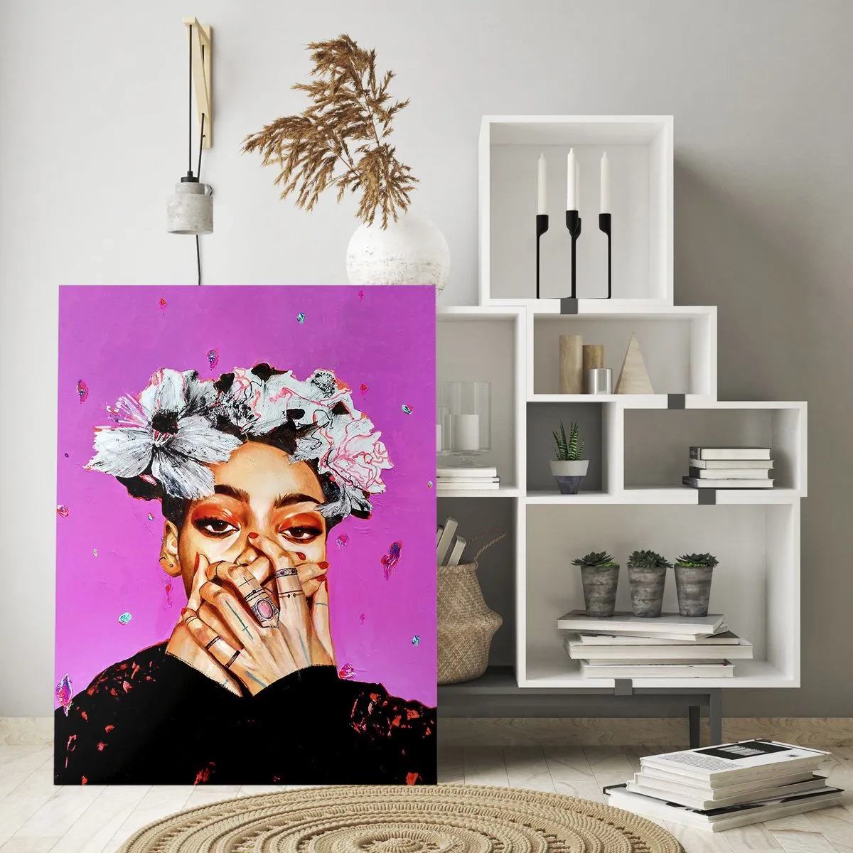 Impression sur verre - Image sur verre - Un peu fou - 70x100 cm