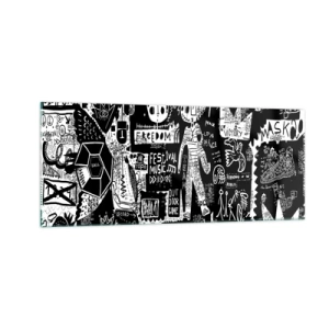 Impression sur verre - Image sur verre - Jeunesse spirituelle de loi et de joie - 100x40 cm