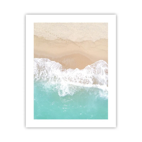 Affiche - Poster - Caresse de l'océan - 40x50 cm