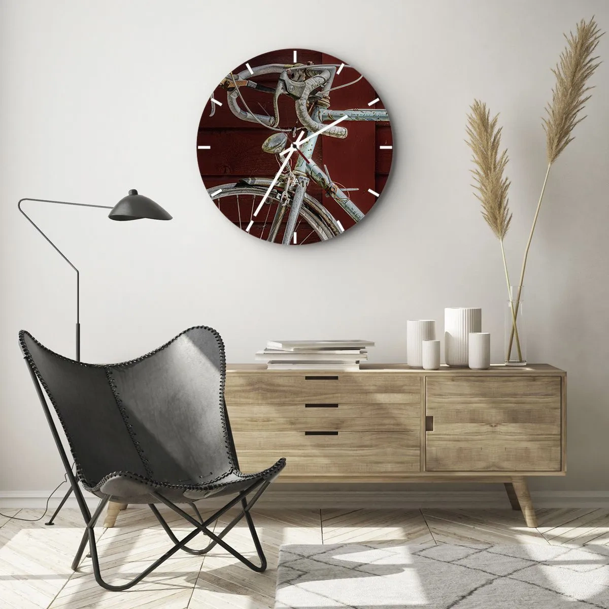 Horloge murale - Pendule murale - Construit pour la victoire - 40x40 cm