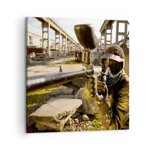 Impression sur toile - Image sur toile - Et vous pouvez devenir un héros - 50x50 cm