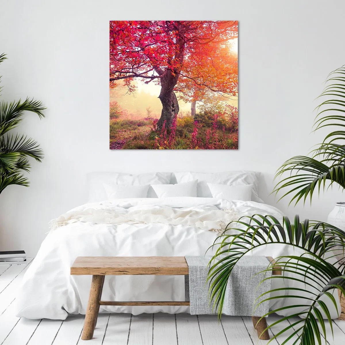 Impression sur toile - Image sur toile - Frénésie de floraison - 40x40 cm