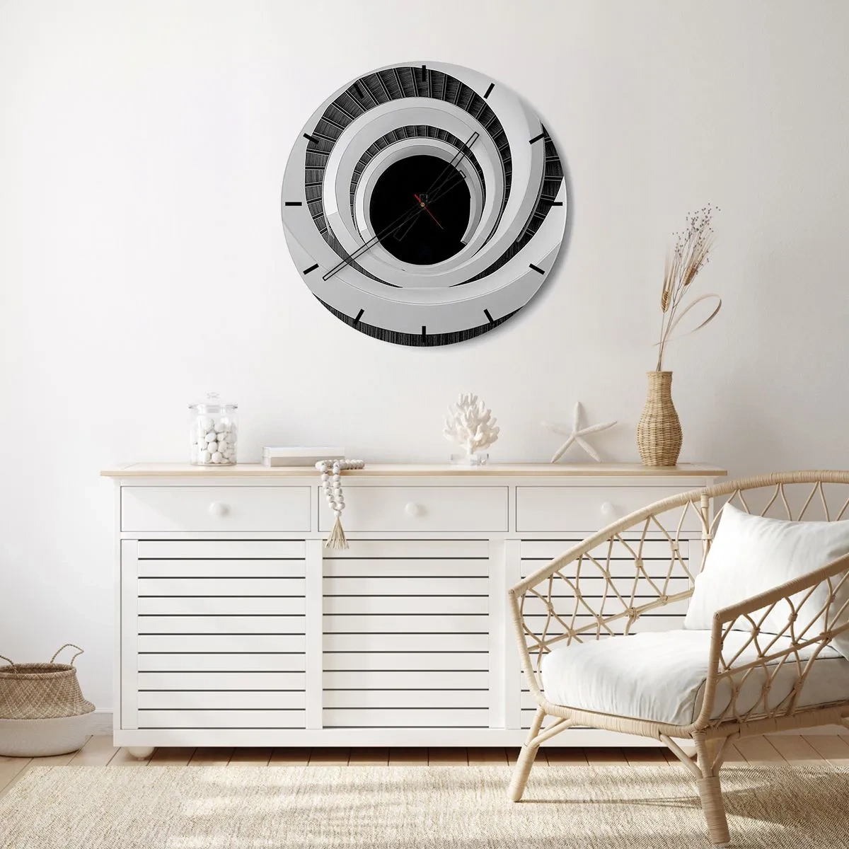 Horloge murale - Pendule murale - Les choses concrêtes - 30x30 cm