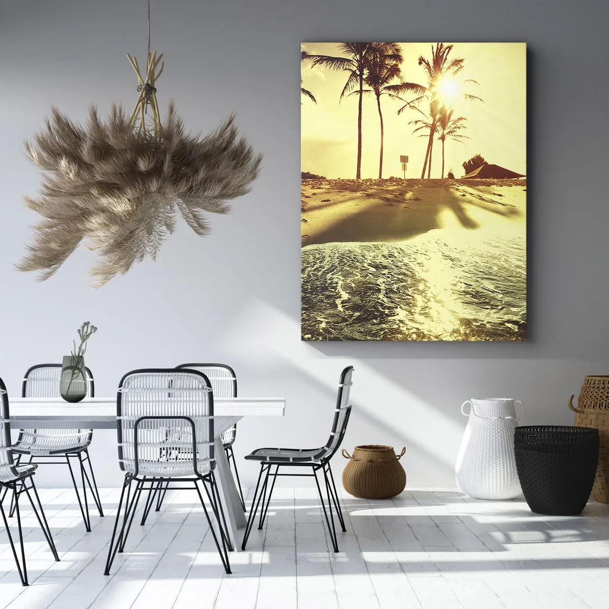 Impression sur toile - Image sur toile - Après-midi californien - 65x120 cm