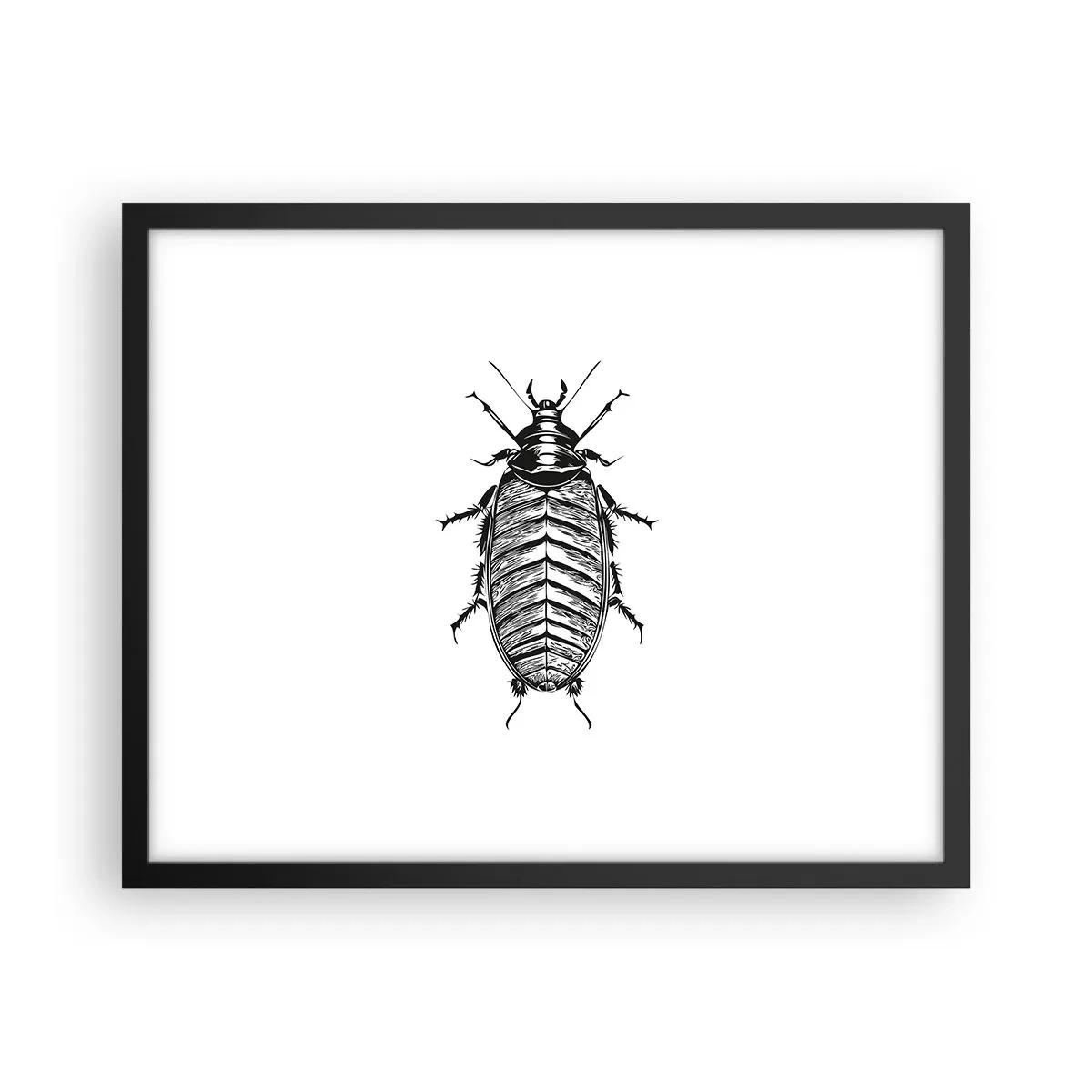 Affiche dans un cadre noir - Poster - Quel spécimen! - 50x40 cm