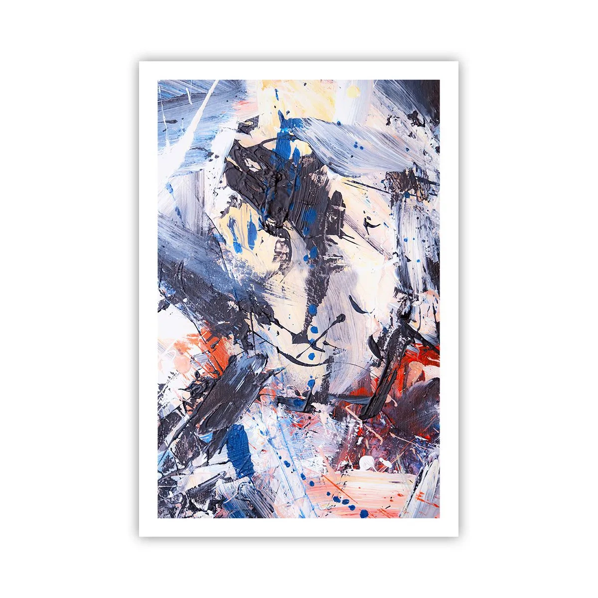 Affiche - Poster - La danse folle de l'abstrait - 61x91 cm
