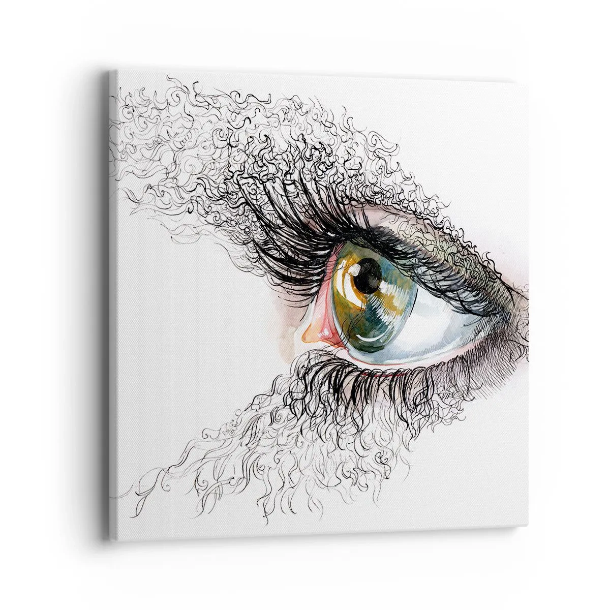 Impression sur toile - Image sur toile - Regarde droit dans l'âme - 40x40 cm