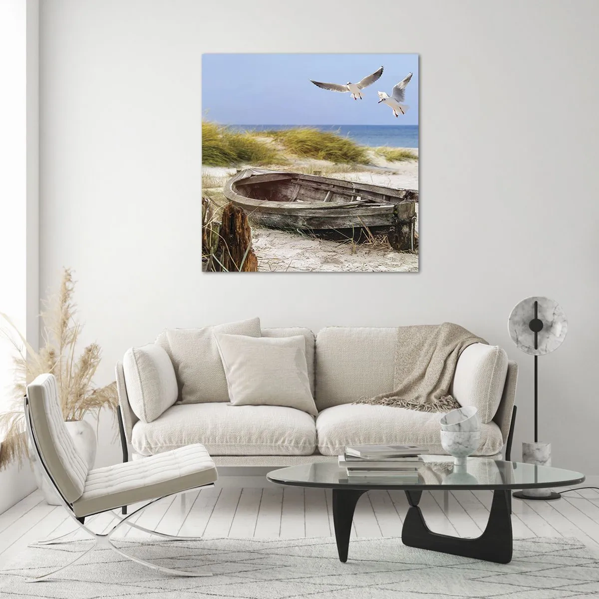 Impression sur verre - Image sur verre - Bain de vent - 60x60 cm