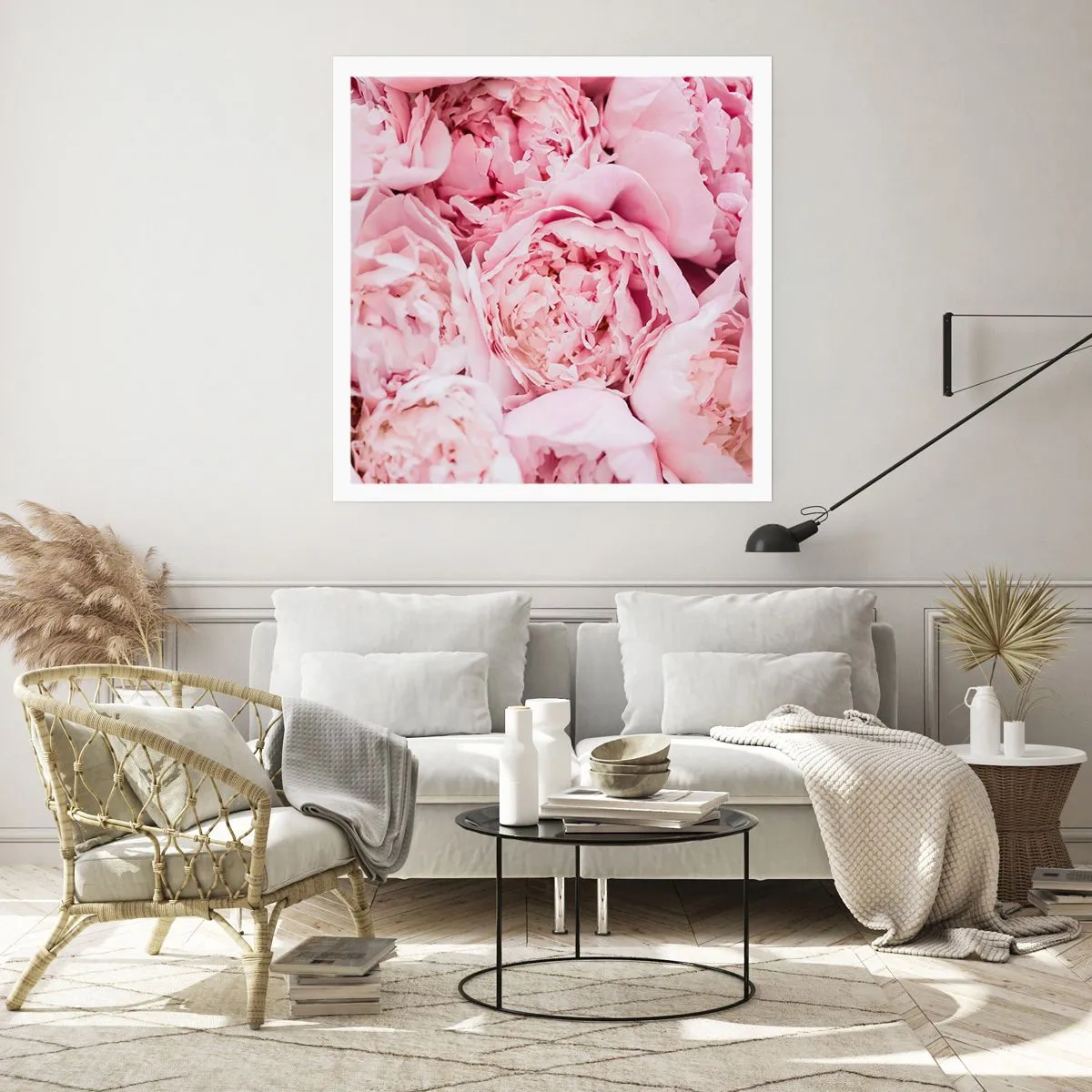 Affiche - Poster - Caliné et parfumé - 60x60 cm