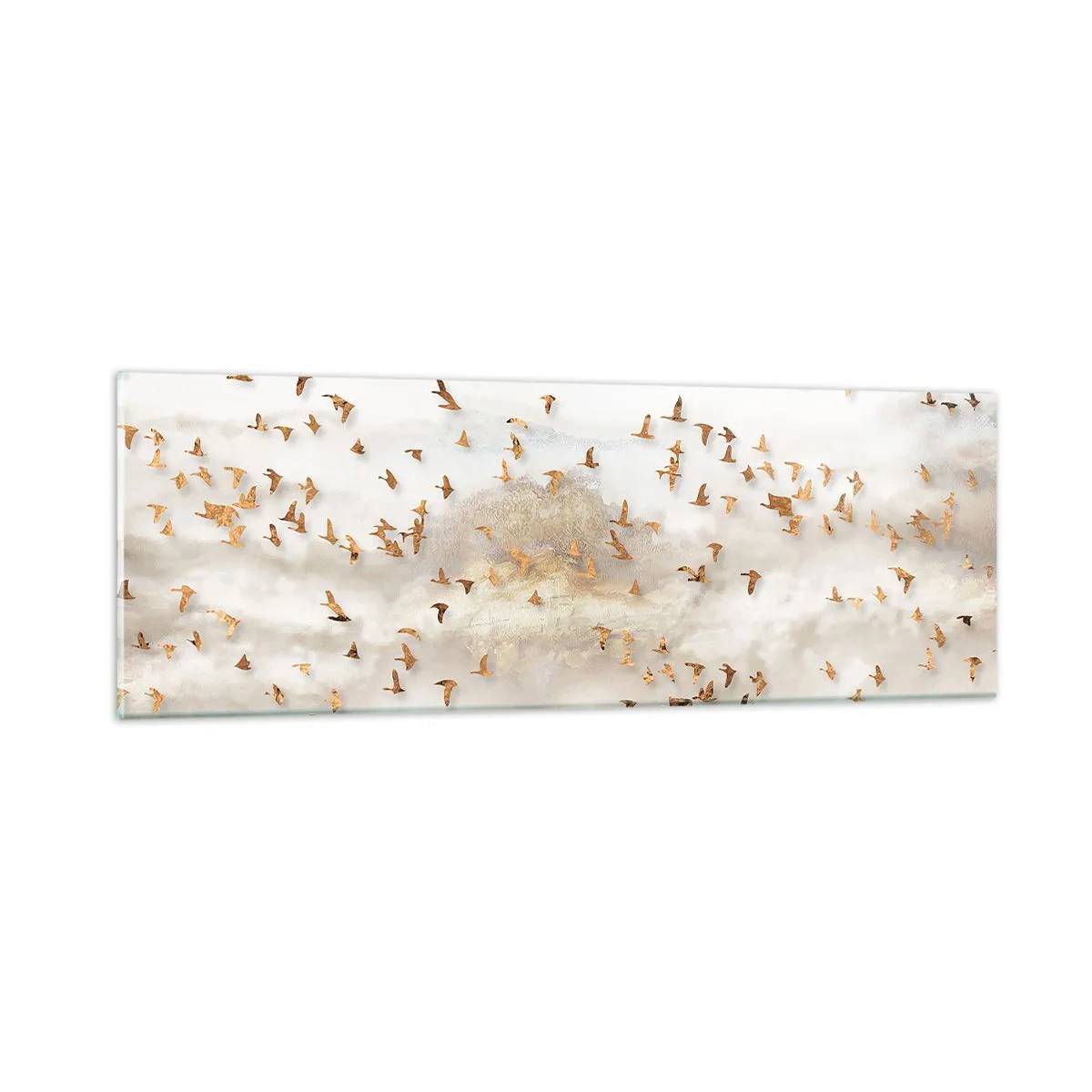 Impression sur verre - Image sur verre - Il est l'heure… - 90x30 cm