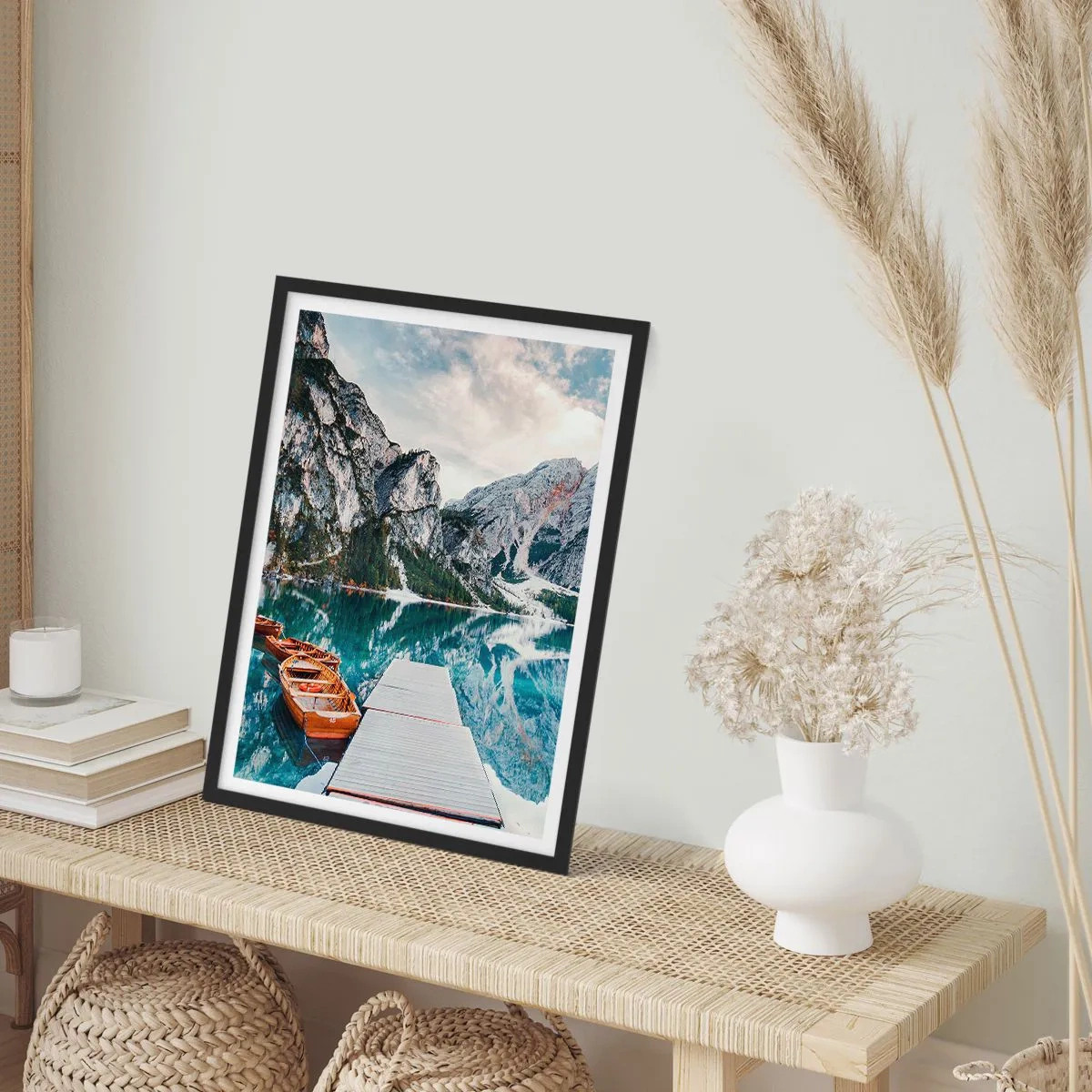 Affiche dans un cadre noir - Poster - On va te montrer la beauté - 40x50 cm