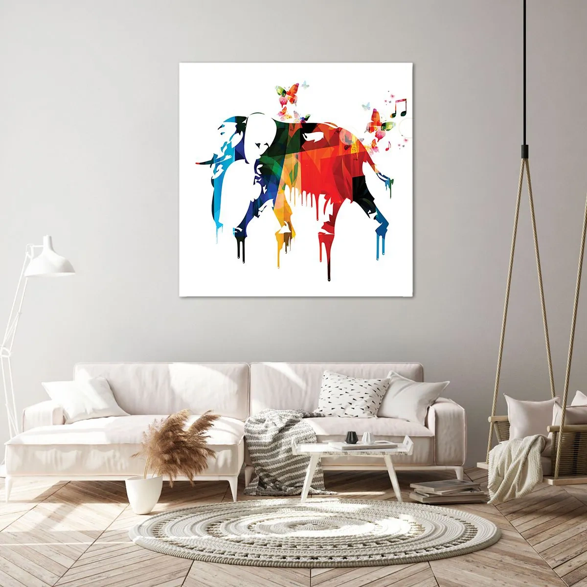 Impression sur toile - Image sur toile - Tout le monde peut danser - 50x50 cm