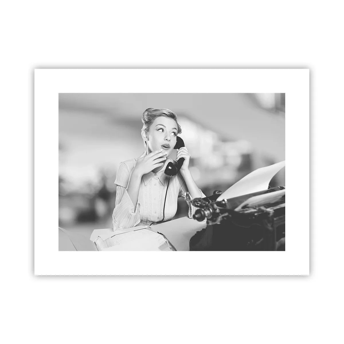 Affiche - Poster - Hello! Ici les années 50 - 40x30 cm