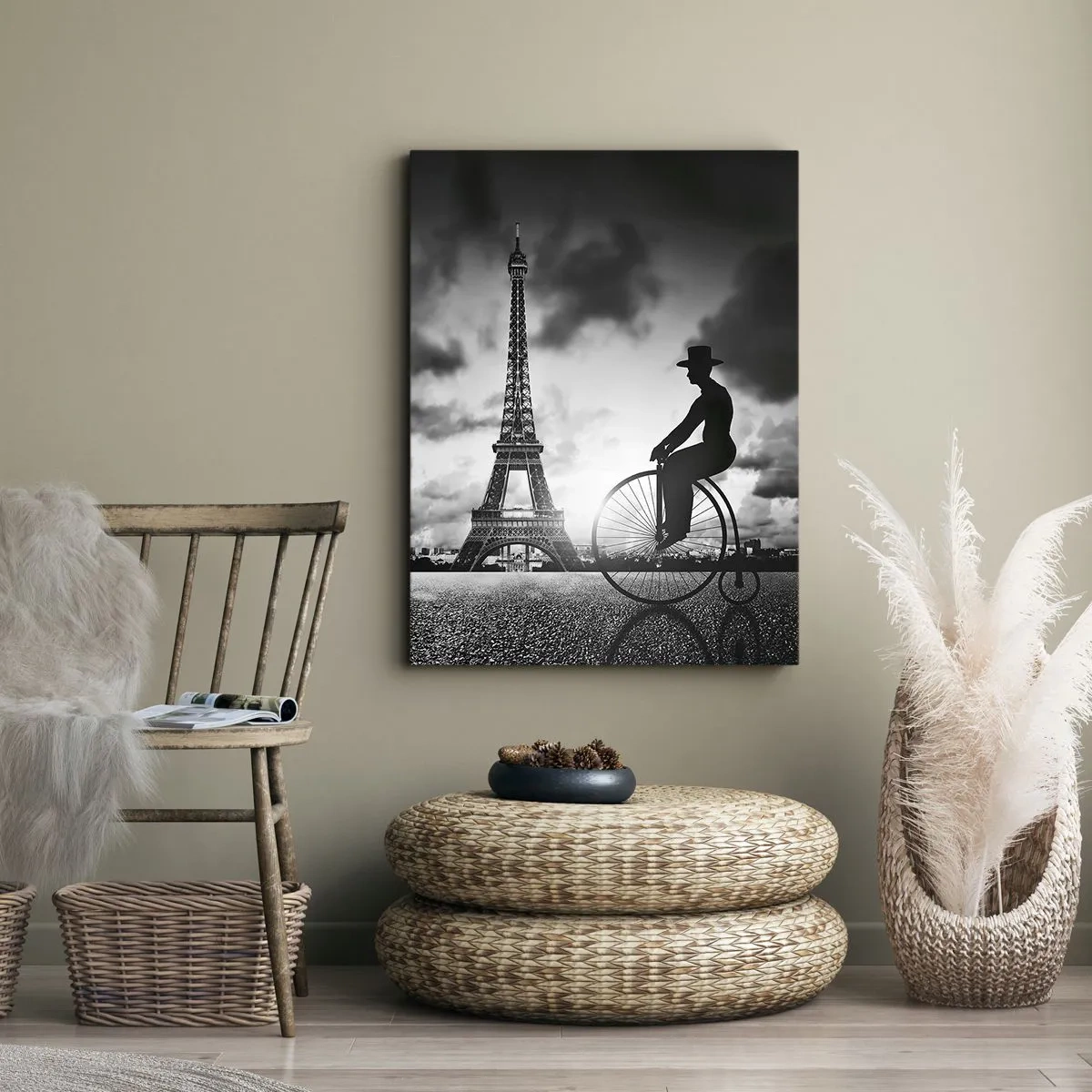 Impression sur toile - Image sur toile - Nostalgie de la Belle Epoque - 65x120 cm