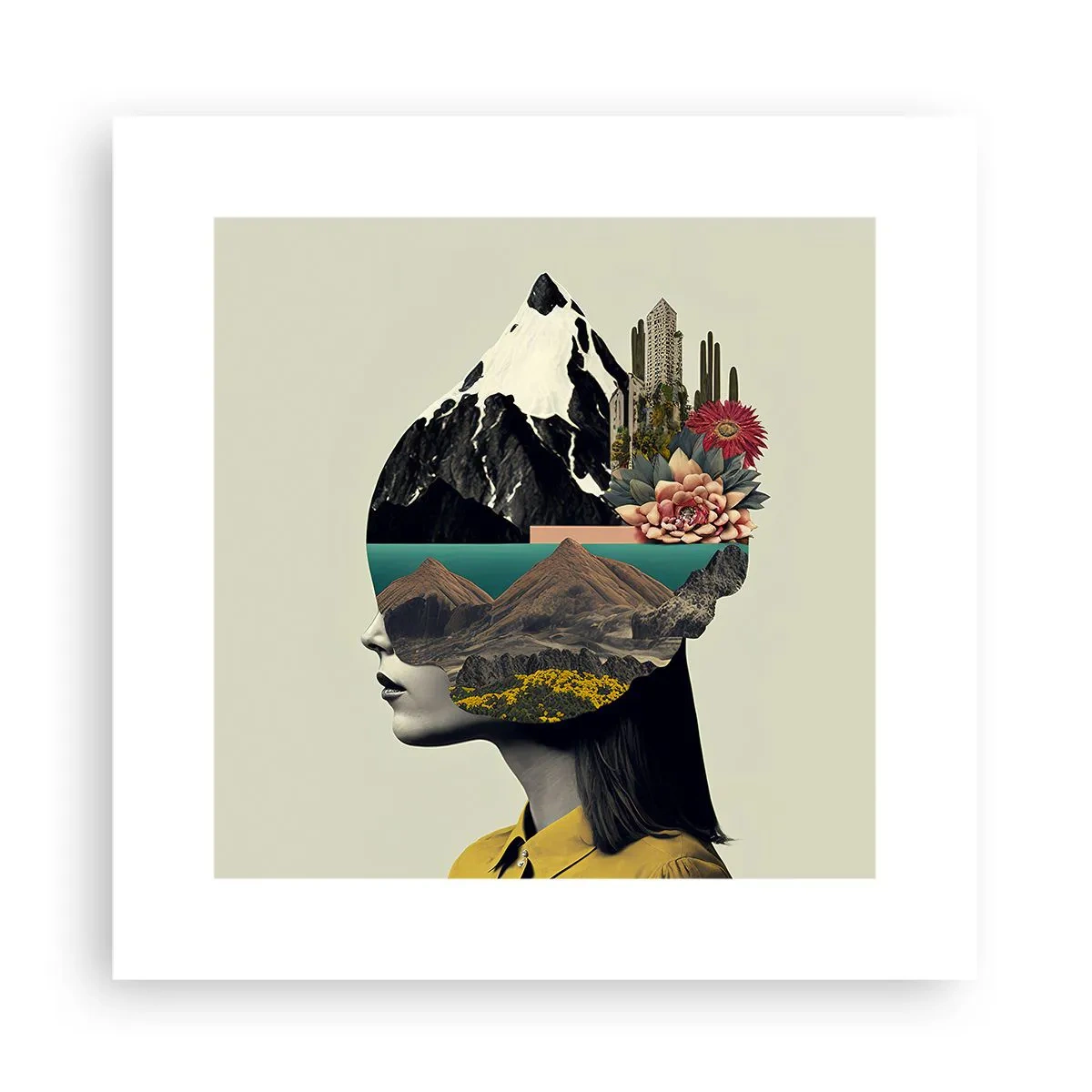 Affiche - Poster - La femme – toujours un mystère - 30x30 cm