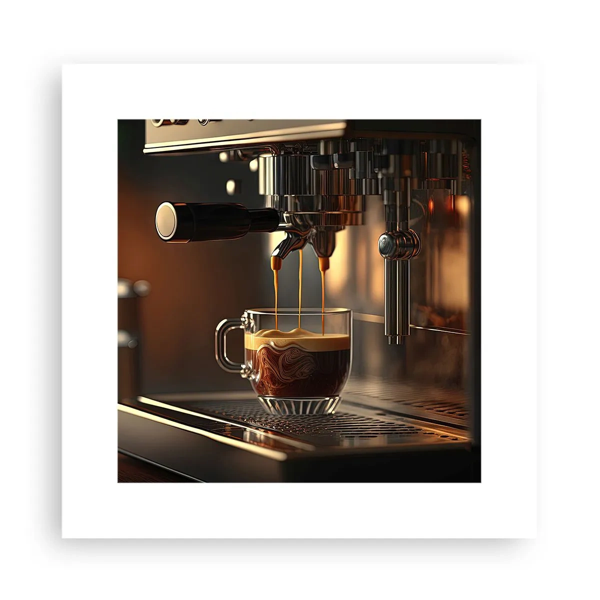 Affiche - Poster - Un mélange sensuel - 30x30 cm