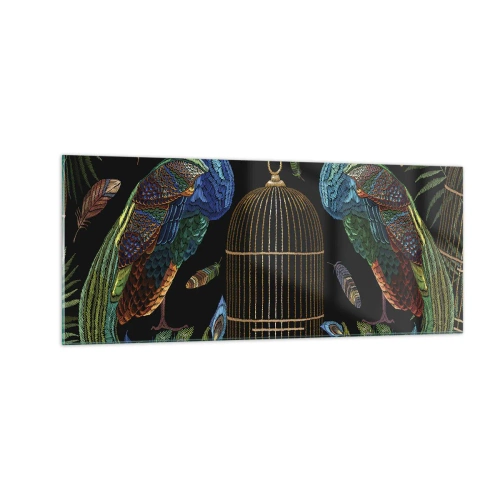 Impression sur verre - Image sur verre - En robes royales - 100x40 cm