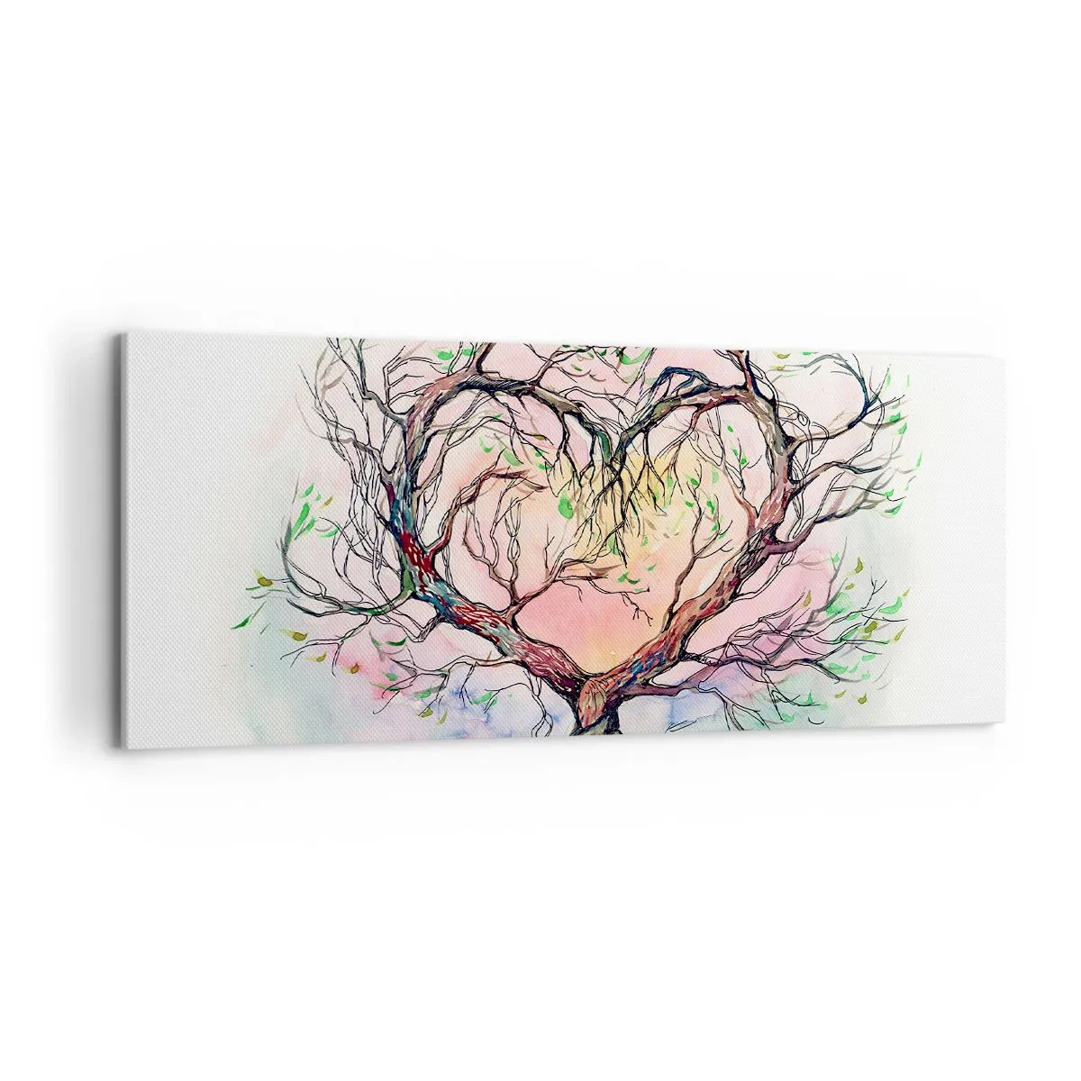 Impression sur toile - Image sur toile - Ensemble contre les tempêtes - 100x40 cm