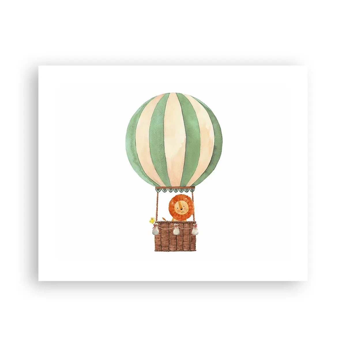 Affiche - Poster - Les voyages de Léon - 50x40 cm