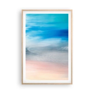 Affiche dans un chêne clair - Poster - Éléments : air - 61x91 cm