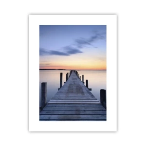 Affiche - Poster - Le calme d'un crépuscule serein - 30x40 cm