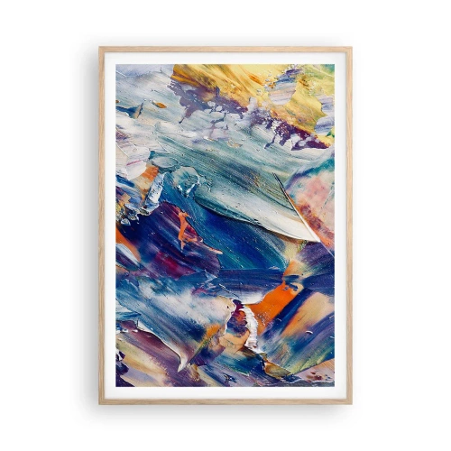 Affiche dans un chêne clair - Poster - Confusion des couleurs - 70x100 cm