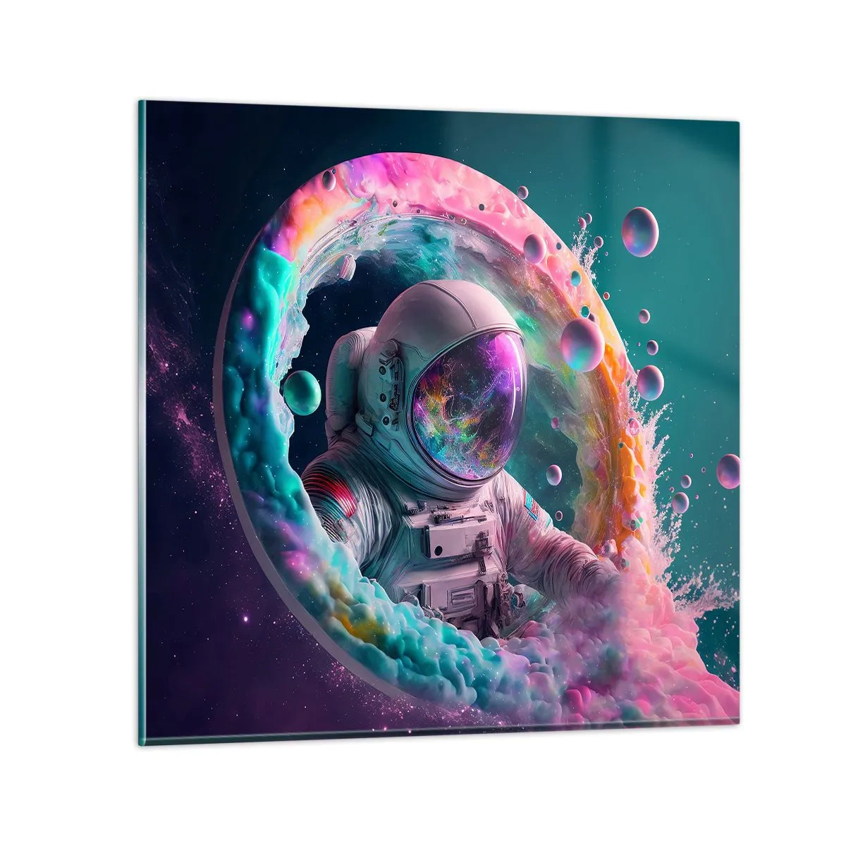 Impression sur verre - Image sur verre - porte des étoiles - 30x30 cm