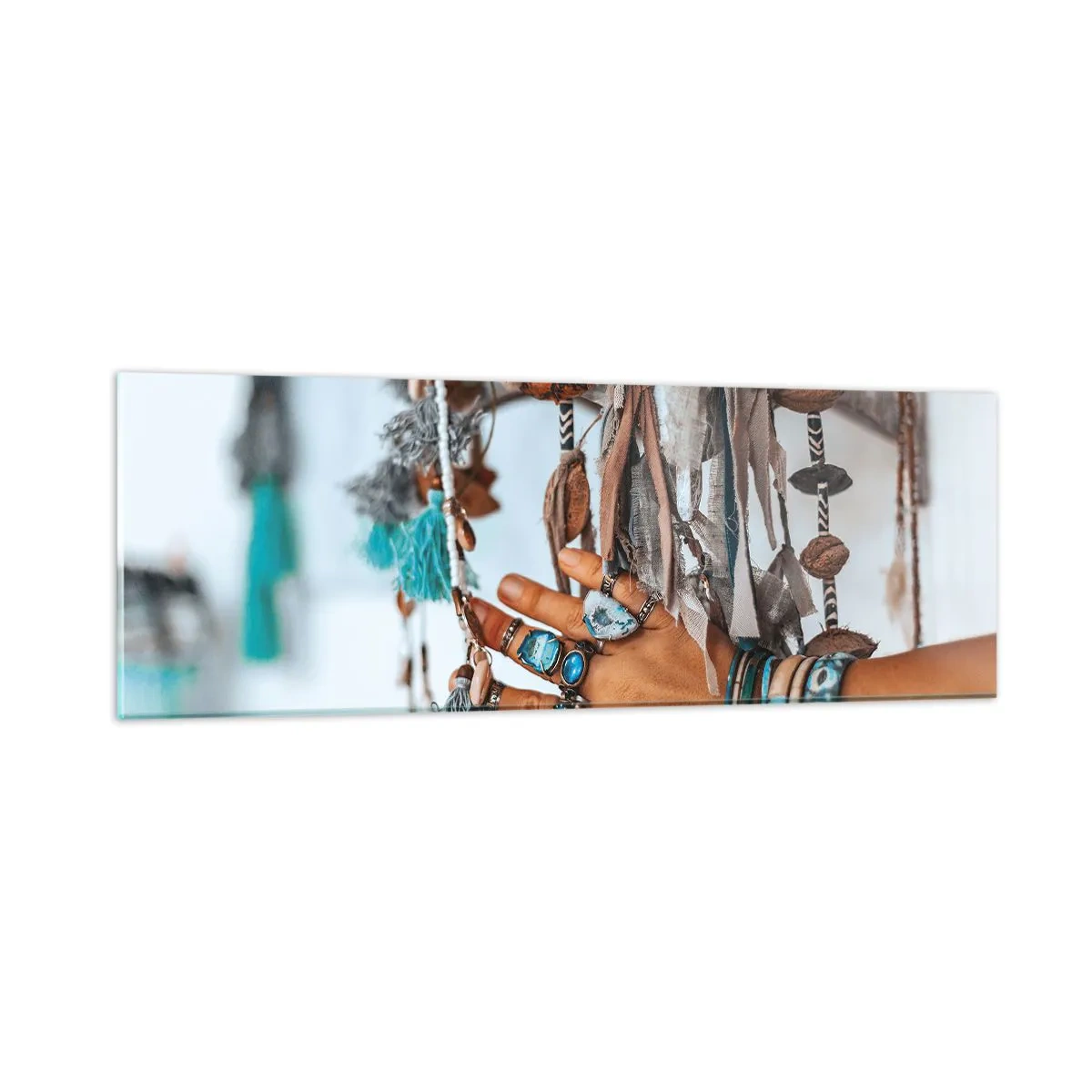 Impression sur verre - Image sur verre - Trésor local - 90x30 cm