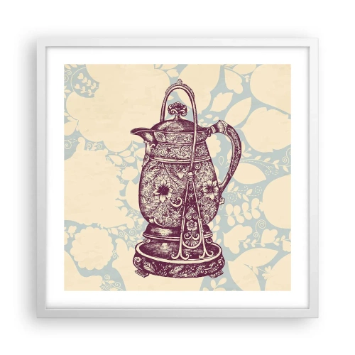 Affiche dans un cadre blanc - Poster - La beauté du quotidien - 50x50 cm