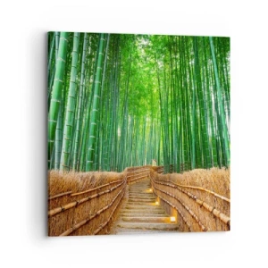 Impression sur toile - Image sur toile - L'essence de la nature asiatique - 70x70 cm