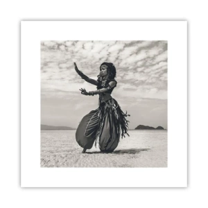 Affiche - Poster - Danse des îles du sud - 30x30 cm