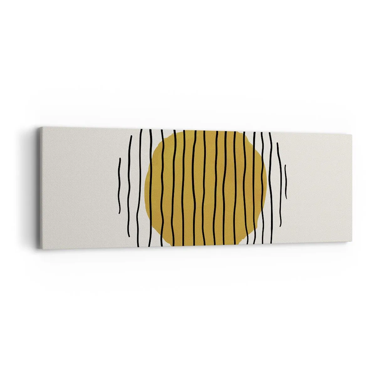 Impression sur toile - Image sur toile - Abstraction tremblante de chaleur - 90x30 cm