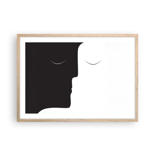 Affiche dans un chêne clair - Poster - Unité des contraires - 70x50 cm