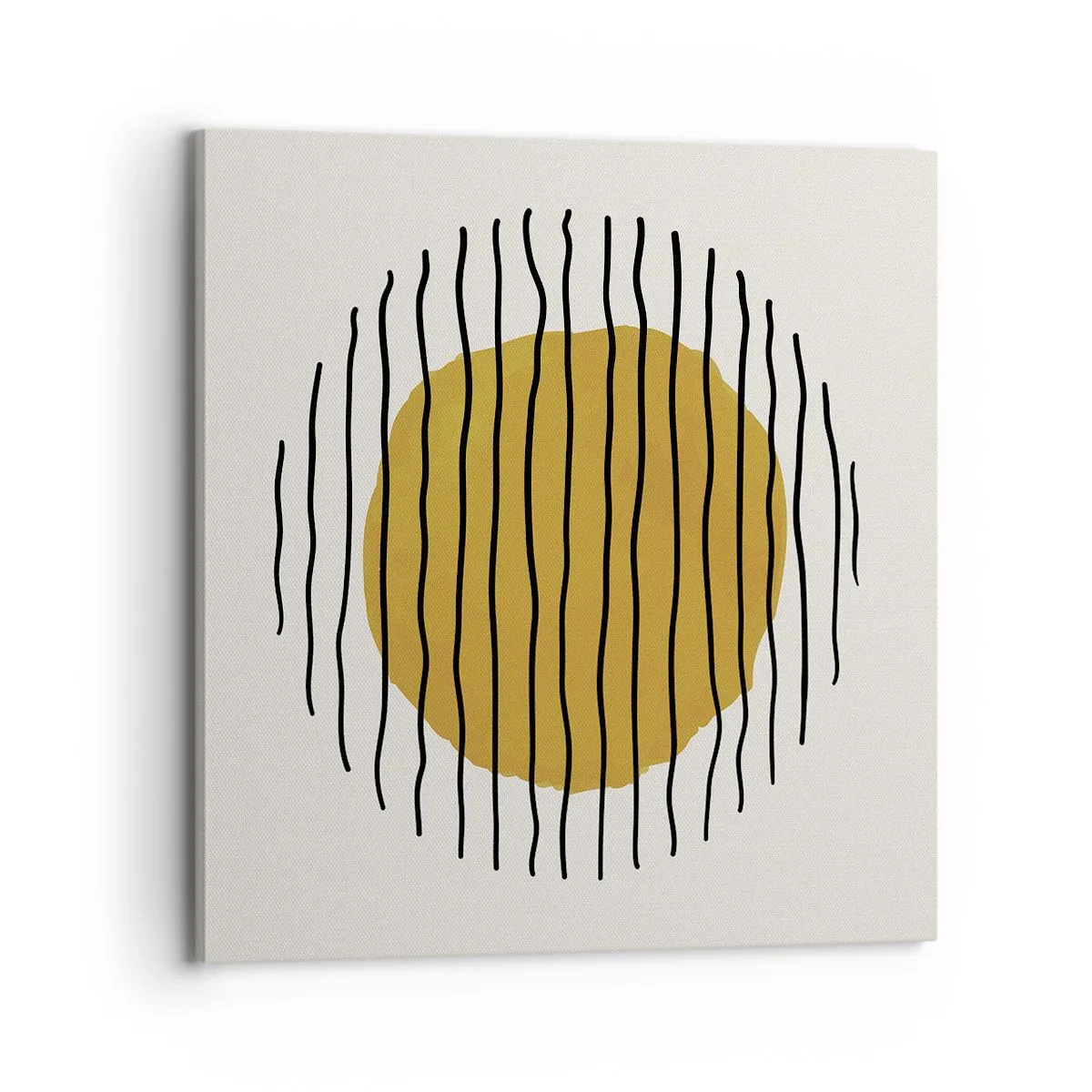 Impression sur toile - Image sur toile - Abstraction tremblante de chaleur - 70x70 cm