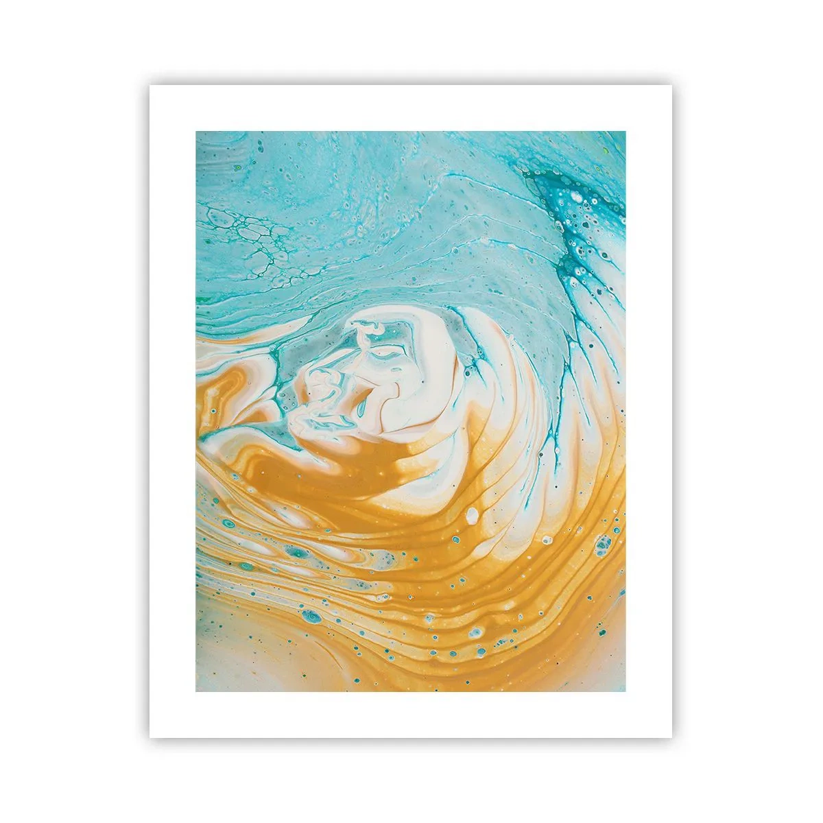 Affiche - Poster - Tourbillon pastel - 40x50 cm