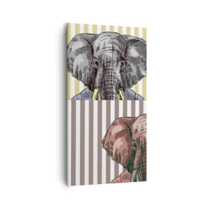 Impression sur toile - Image sur toile - Élégant par nature - 55x100 cm