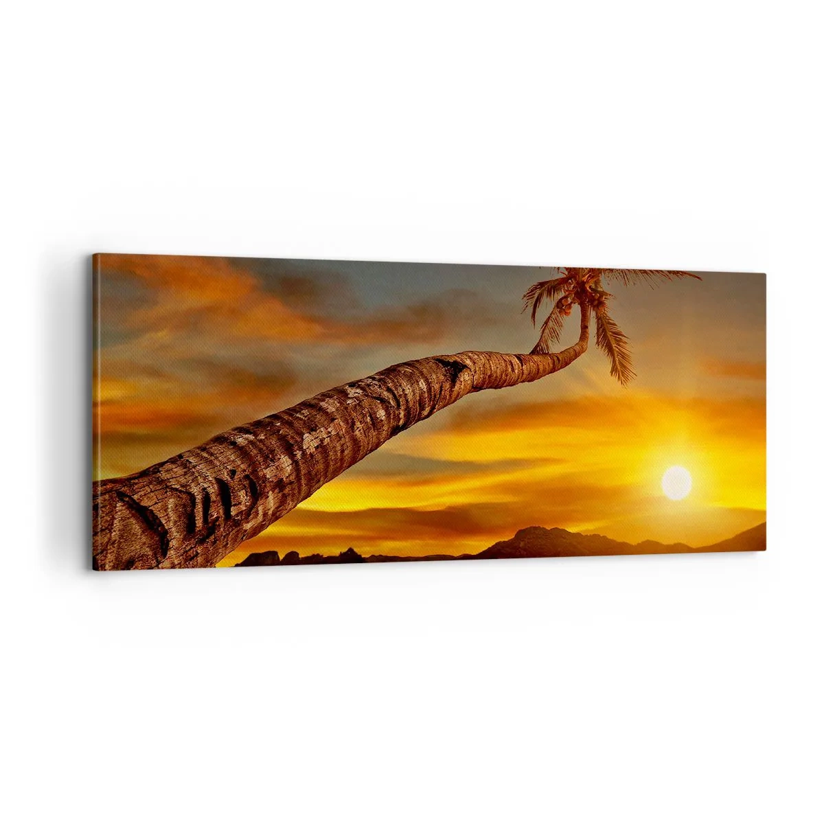 Impression sur toile - Image sur toile - Vacances exotiques, aventure caribéenne - 100x40 cm