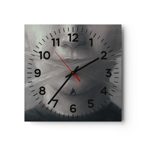 Horloge murale - Pendule murale - Sans mot - 40x40 cm