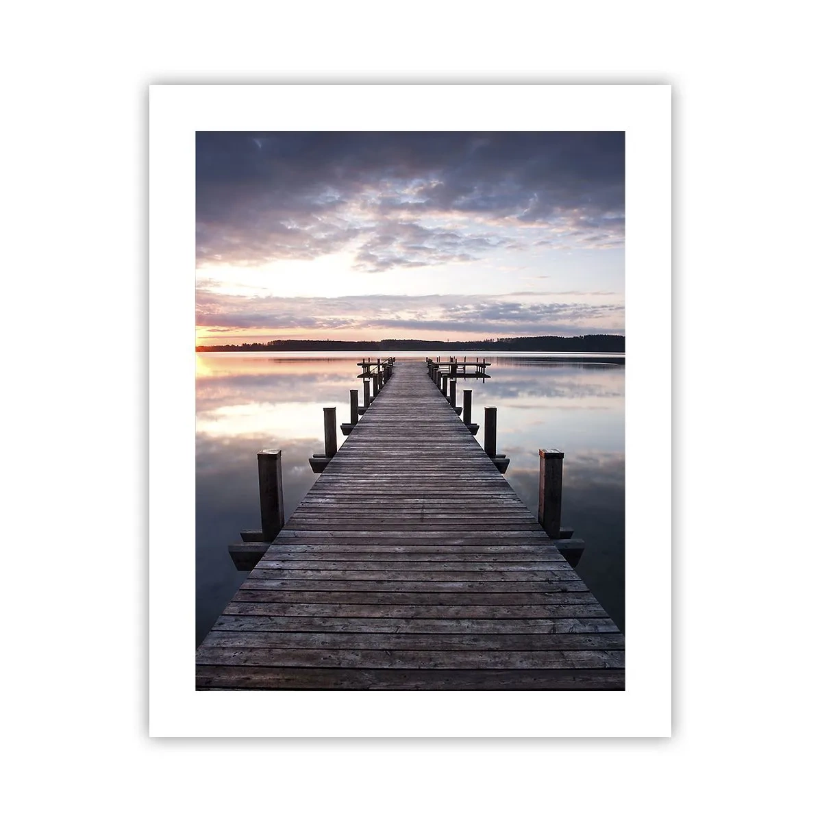 Affiche - Poster - Une frontière tranquille entre le jour et la nuit - 40x50 cm