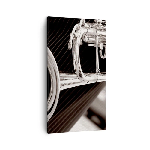 Impression sur toile - Image sur toile - Voyage musical vers les années 30 - 45x80 cm