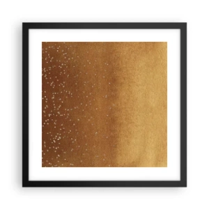 Affiche dans un cadre noir - Poster - Origine du monde - 40x40 cm