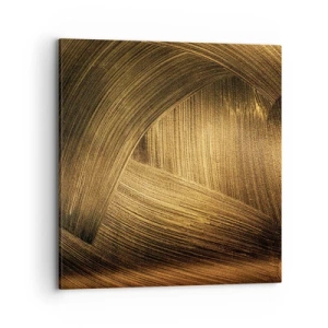 Impression sur toile - Image sur toile - Dans un labyrinthe en or - 70x70 cm