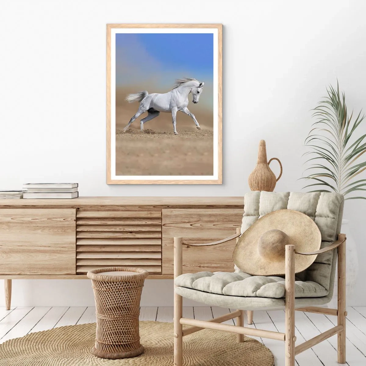 Affiche dans un chêne clair - Poster - Le plus beau conte de fées arabe - 40x50 cm