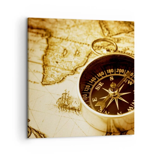 Impression sur toile - Image sur toile - Est ou ouest? - 50x50 cm