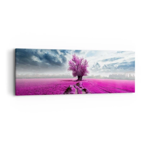 Impression sur toile - Image sur toile - Lande - nature sauvage - 90x30 cm