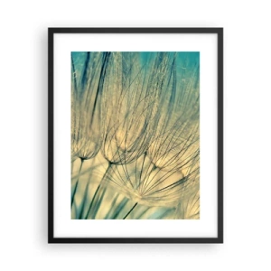 Affiche dans un cadre noir - Poster - En attente du vent - 40x50 cm