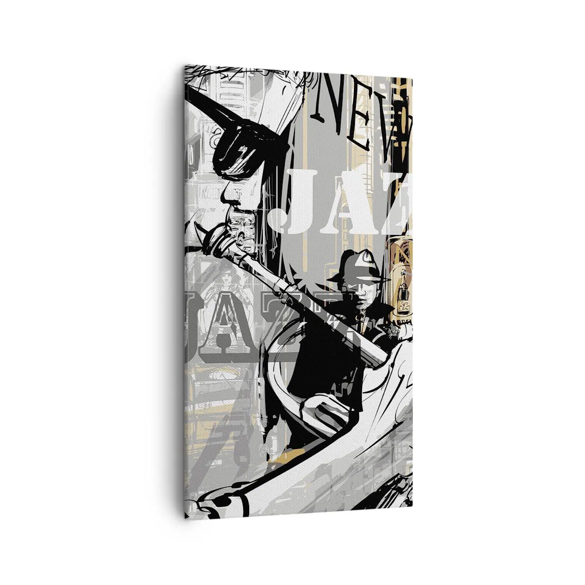 Impression sur toile - Image sur toile - Au rythme de New York - 45x80 cm