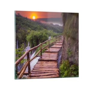 Impression sur verre - Image sur verre - La beauté au-delà de la croyance - 60x60 cm