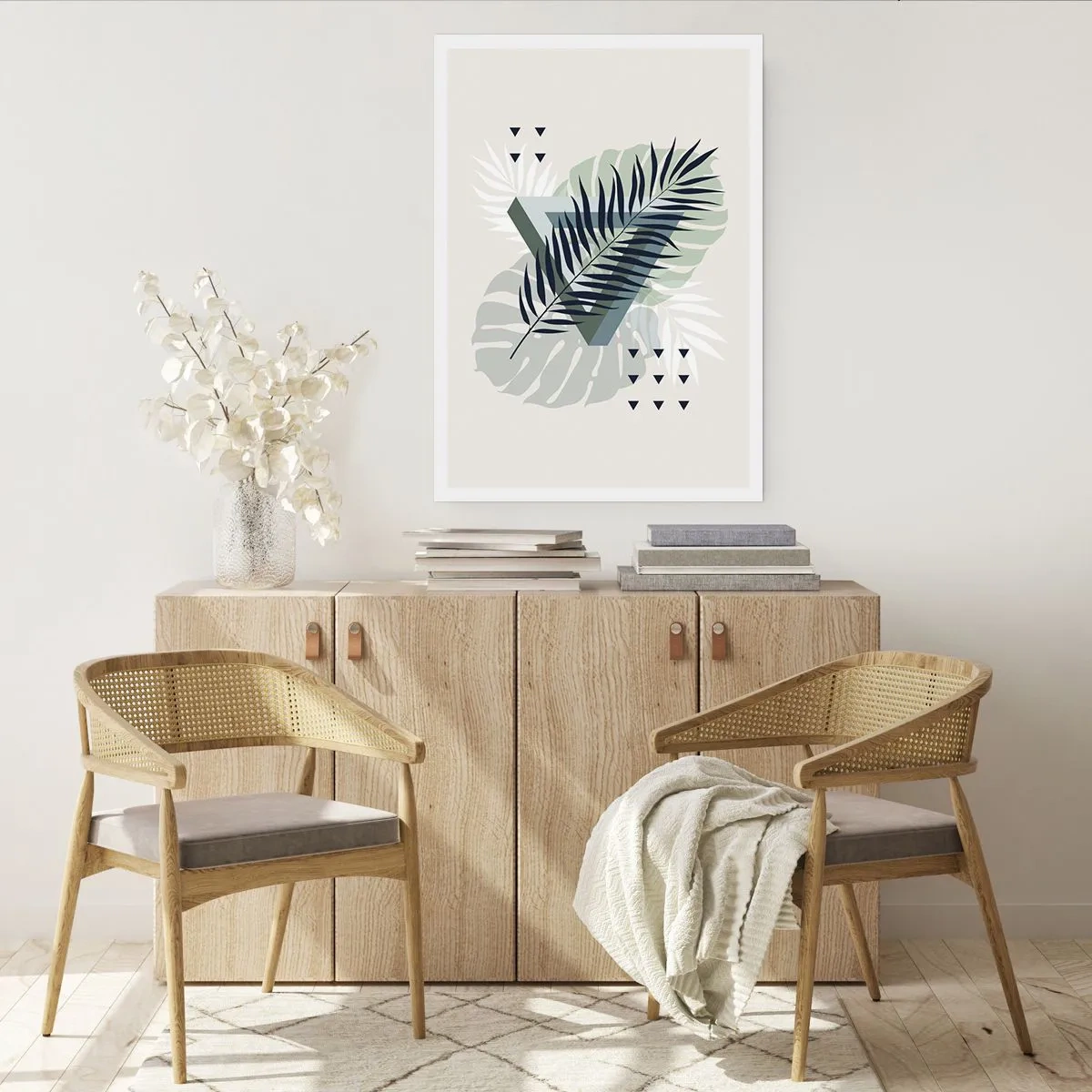 Affiche - Poster - Nature et géométrie - deux odres? - 30x40 cm